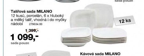 Talířová sada MILANO