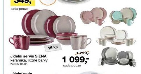 Jídelní servis SIENA