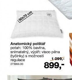 Anatomický polštář