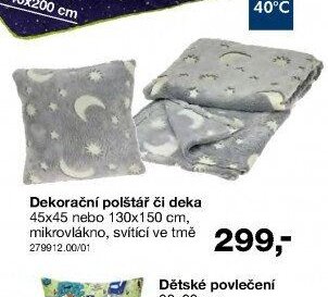 Dekorační polštář či deka