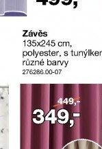 Závěs barevný