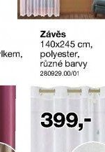 Závěs barevný