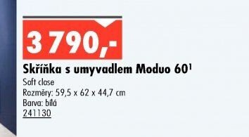 Skříňka s umyvadlem Moduo 60
