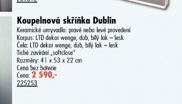 Koupelnová skříňka Dublin