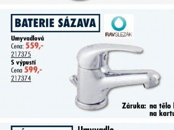Umyvadlová baterie Sázava