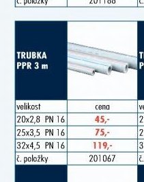 TRUBKA PPR 3 m