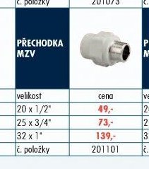 PŘECHODKA MZV