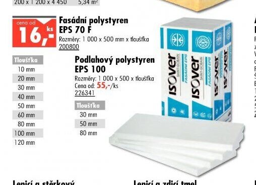 Fasádní polystyren EPS 70 F