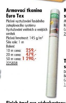 Armovací tkanina Euro Tex