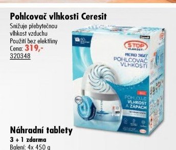 Pohlcovač vlhkosti Ceresit