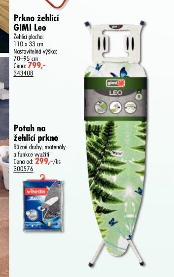 Prkno žehlicí GIMI Leo