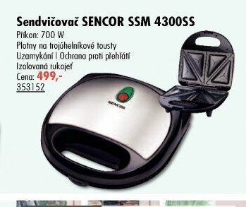 Sendvičovač SENCOR SSM 4300SS