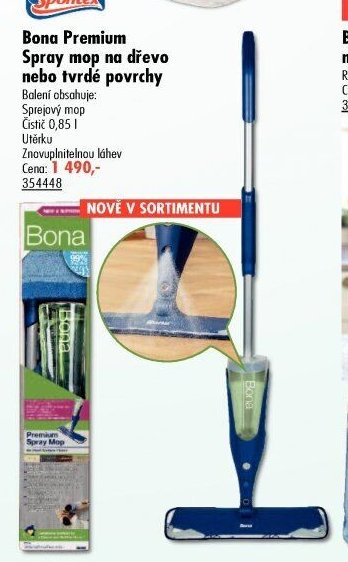 Bona Premium Spray mop na dřevo nebo tvrdé povrchy