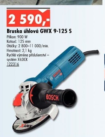 Bruska úhlová GWX 9-125 S