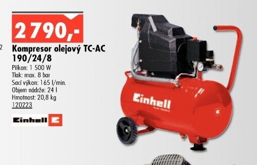 Kompresor olejový TC-AC 190/24/8