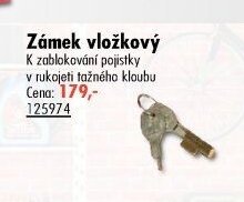 Zámek vložkový