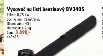 Vysavač na listí benzínový BV3405