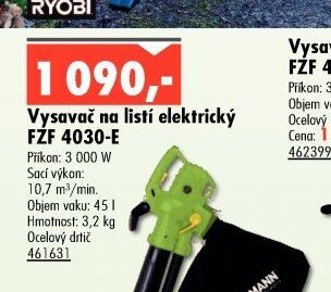 Vysavač na listí elektrický FZF 4030-E