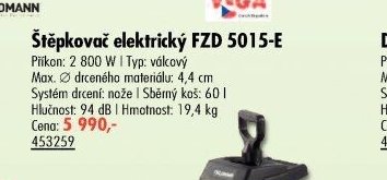 Štěpkovač elektrický FZD 5015-E