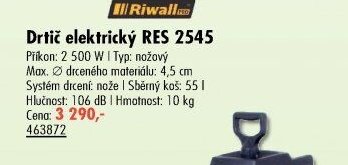 Drtič elektrický RES 2545