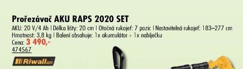 Prořezávač AKU RAPS 2020 SET