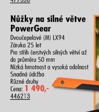Nůžky na silné větve PowerGear