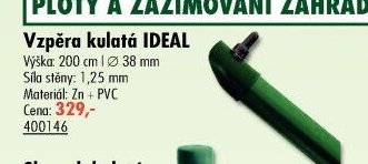 Vzpěra kulatá IDEAL