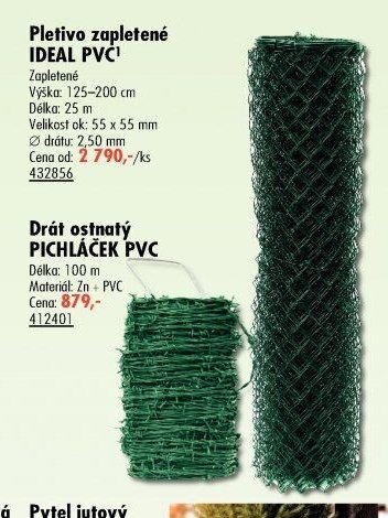 Pletivo zapletené IDEAL PVC