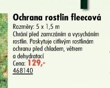 Ochrana rostlin fleecová