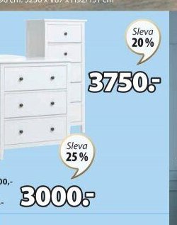 Komody NORDBY (vysoká)