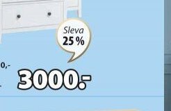 Komoda NORDBY 3 zásuvky