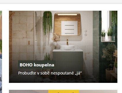 BOHO koupelna