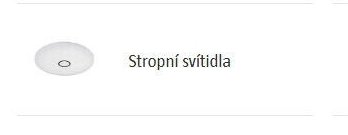Stropní svítidla