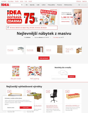 akční leták IDEA nábytek 11.10.2022-17.10.2022