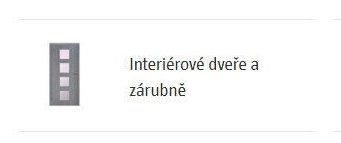 Interiérové dveře a zárubně