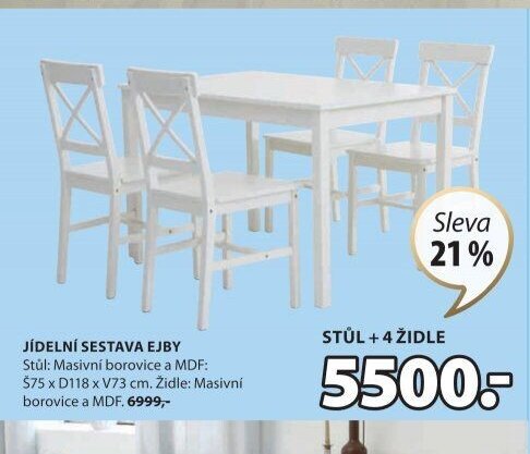 Jídelní sestava EJBY