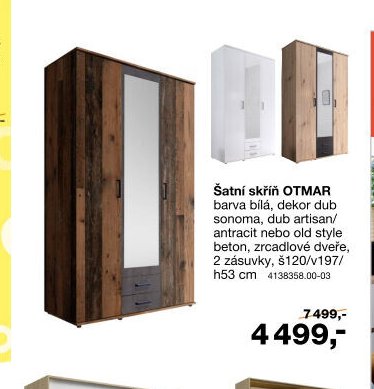 Šatní skříň OTMAR