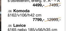 Komoda š162/v106/h42 cm