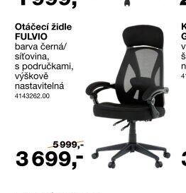 Otáčecí židle FULVIO