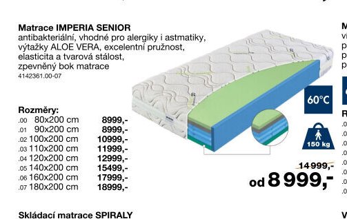 Matrace IMPERIA SENIOR