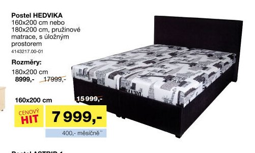 Postel HEDVIKA
