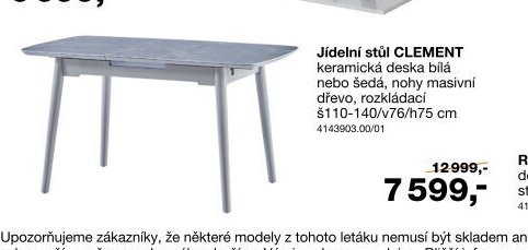 Jídelní stůl CLEMENT