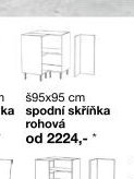 spodní skříňka rohová