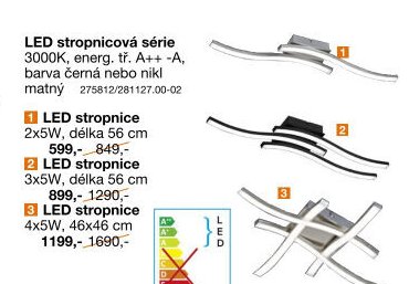 LED stropnicová série