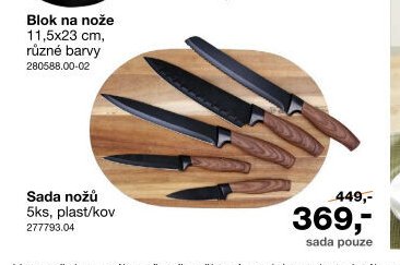 Sada nožů
