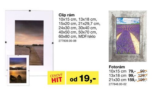 Clip rám