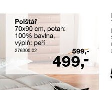 Polštář 70x90 cm