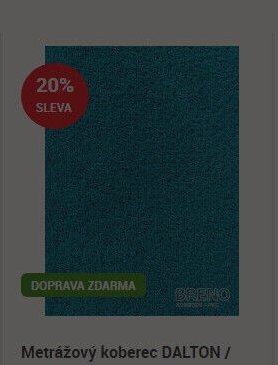 Metrážový koberec DALTON