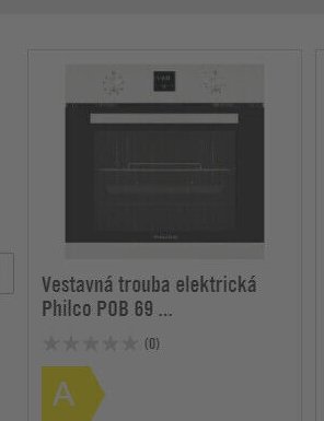 Vestavná trouba elektrická Philco POB 69
