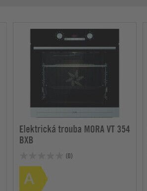 Elektrická trouba MORA VT 354 BXB